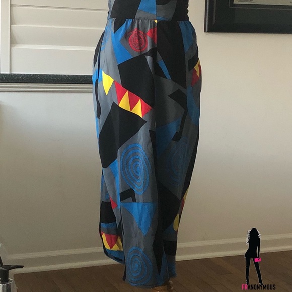 Vintage Robert Haik Silk Skirt 44 - Picture 3 of 5